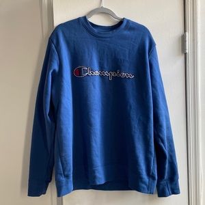 Vintage blue Champion crew neck